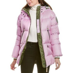 NEW $2100 Bogner Harper-D Down Puffer Jacket!  8 Lavender Purple  Insulated Hood